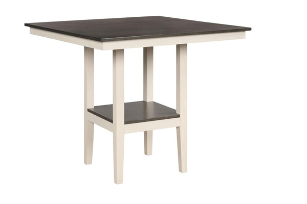 Crown Mark - Brody - 5 Piece Counter Height Table Set - White - 5th Avenue Furniture