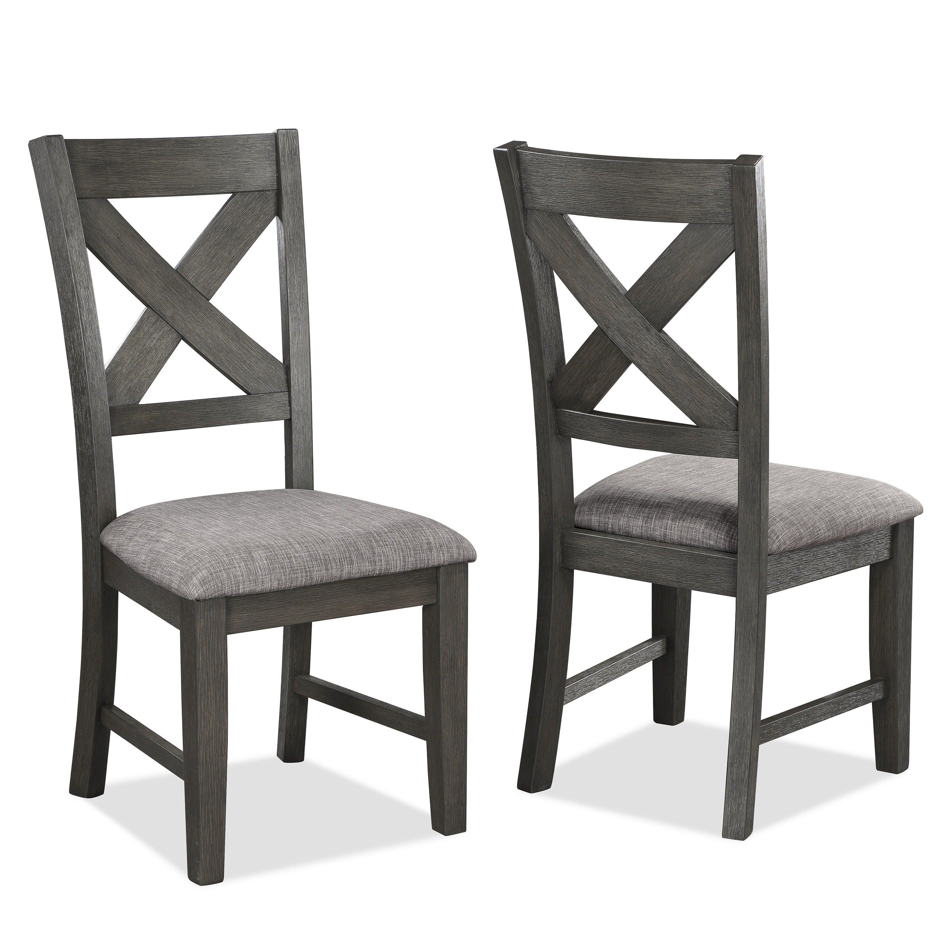 Crown Mark - Rufus - Side Chair (Set of 2) - Black - 5th Avenue Furniture