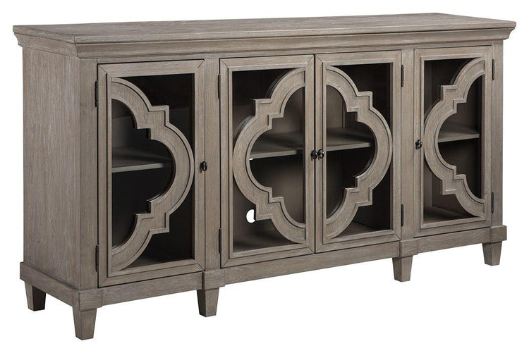 Ashley Furniture - Fossil - Gray - Accent Cabinet - 5th Avenue Furniture