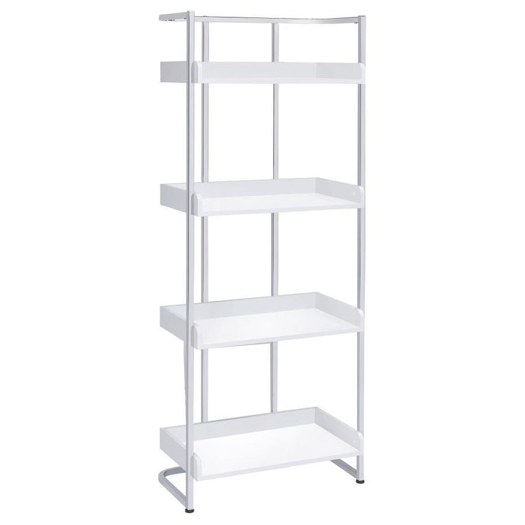 CoasterEssence - Ember - 4-shelf Bookcase - 5th Avenue Furniture