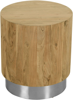 Meridian Furniture - Acacia - Round End Table - 5th Avenue Furniture