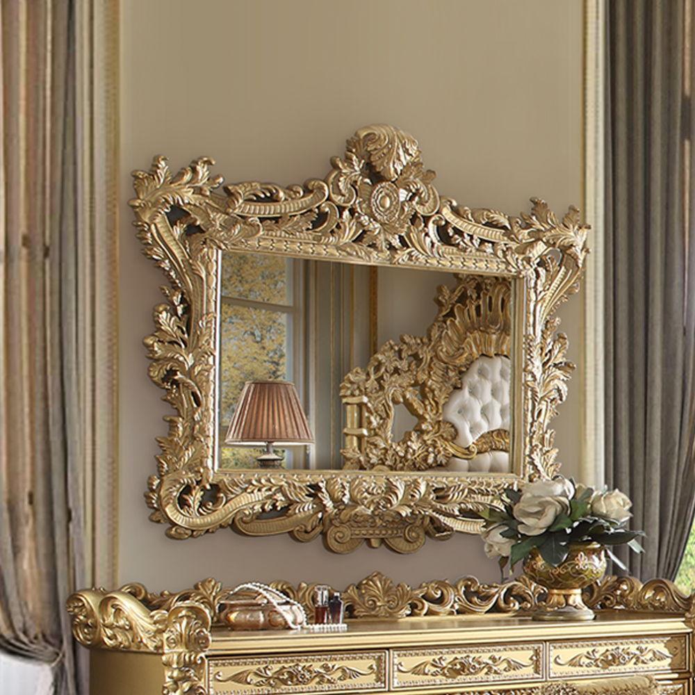 ACME - Bernadette - Mirror - Gold Finish - 5th Avenue Furniture