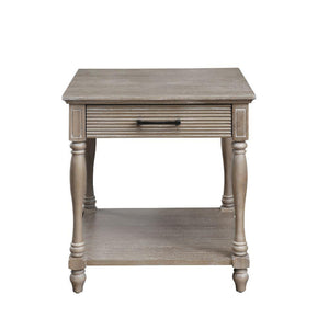 ACME - Ariolo - End Table - Antique White - 5th Avenue Furniture