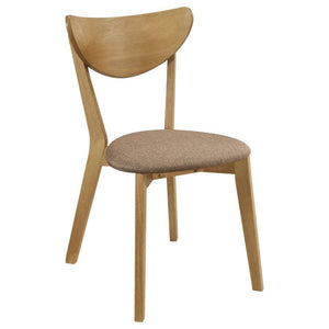 Coaster Fine Furniture - Elowen - Dining Side Chair (Set of 2) - Light Walnut And Brown - 5th Avenue Furniture