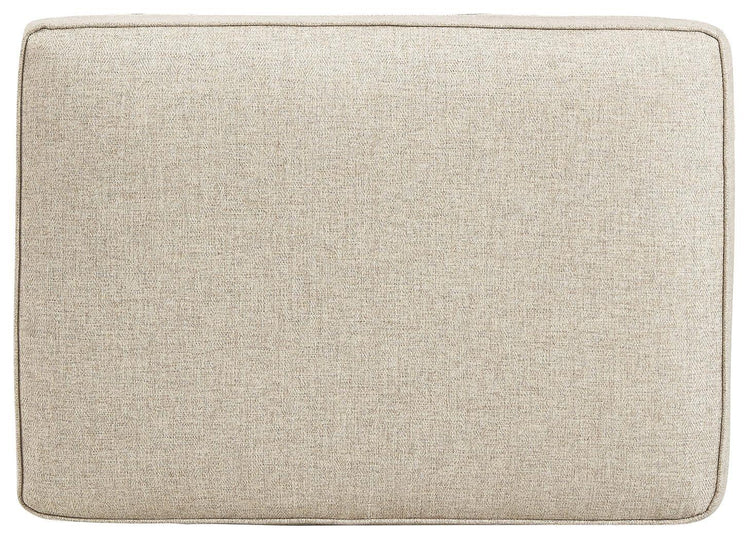 Ashley Furniture - Claredon - Linen - Ottoman - 5th Avenue Furniture