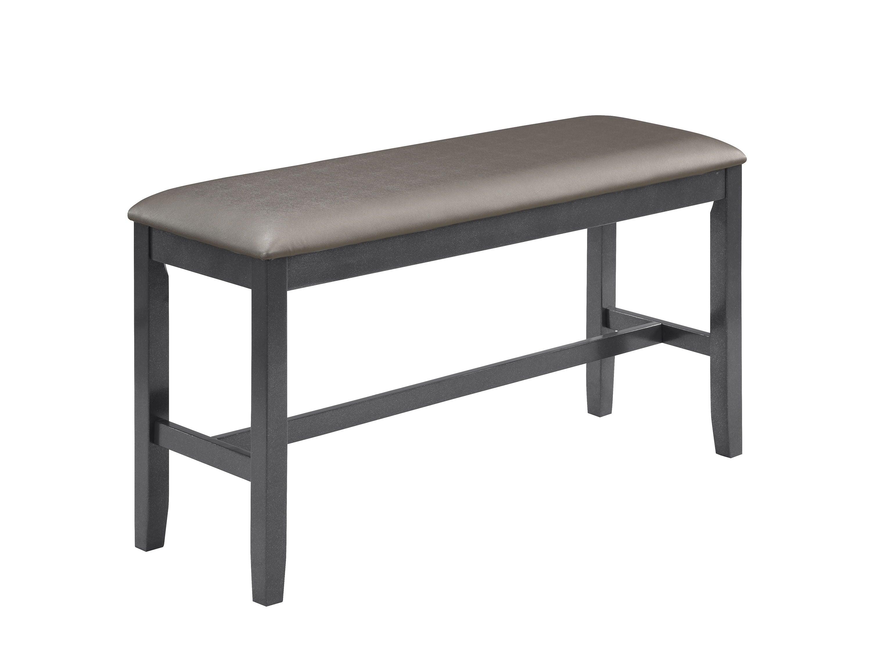 Crown Mark - Bankston - Bench - Gray - 5th Avenue Furniture