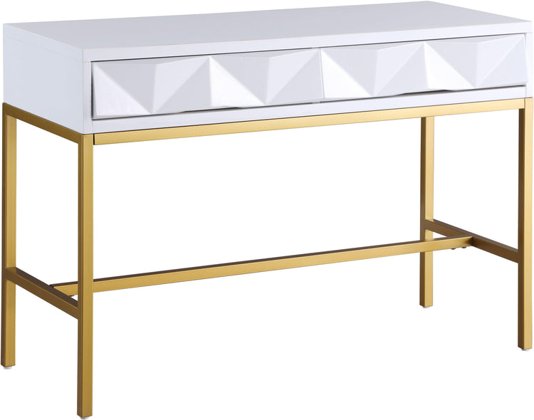 Meridian Furniture - Pandora - Console Table - White - 5th Avenue Furniture