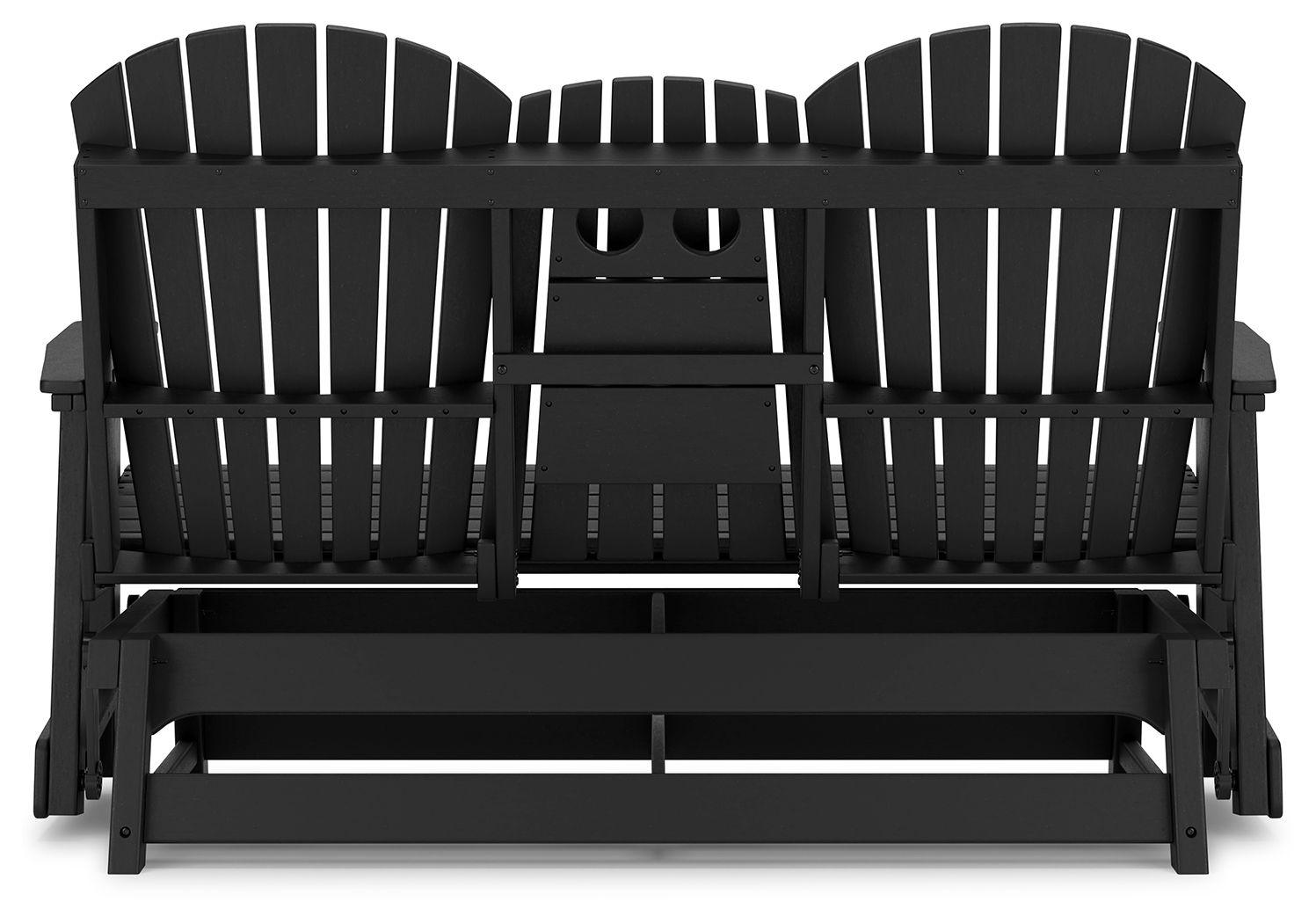 Signature Design by Ashley® - Hyland Wave - Glider Loveseat - 5th Avenue Furniture