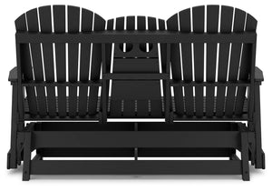 Signature Design by Ashley® - Hyland Wave - Glider Loveseat - 5th Avenue Furniture