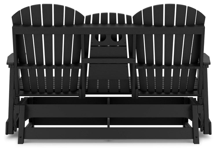 Signature Design by Ashley® - Hyland Wave - Glider Loveseat - 5th Avenue Furniture