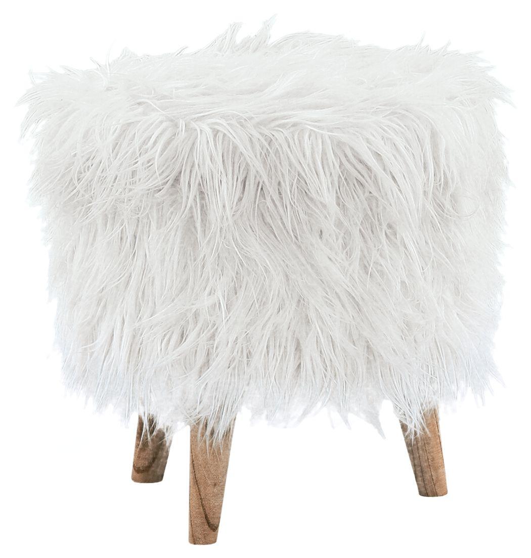 Ashley Furniture - Elson - White - Storage Ottoman - 5th Avenue Furniture