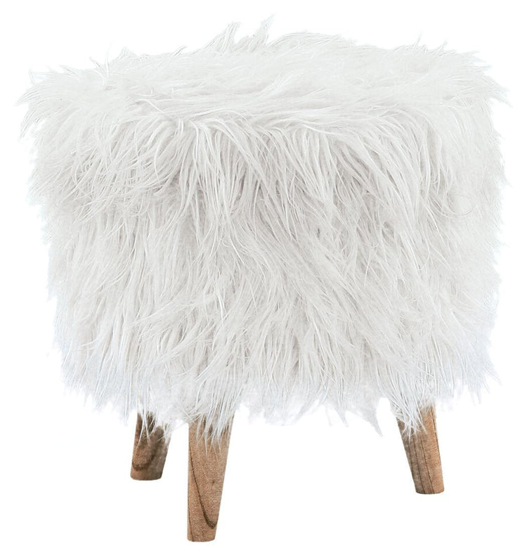 Ashley Furniture - Elson - White - Storage Ottoman - 5th Avenue Furniture