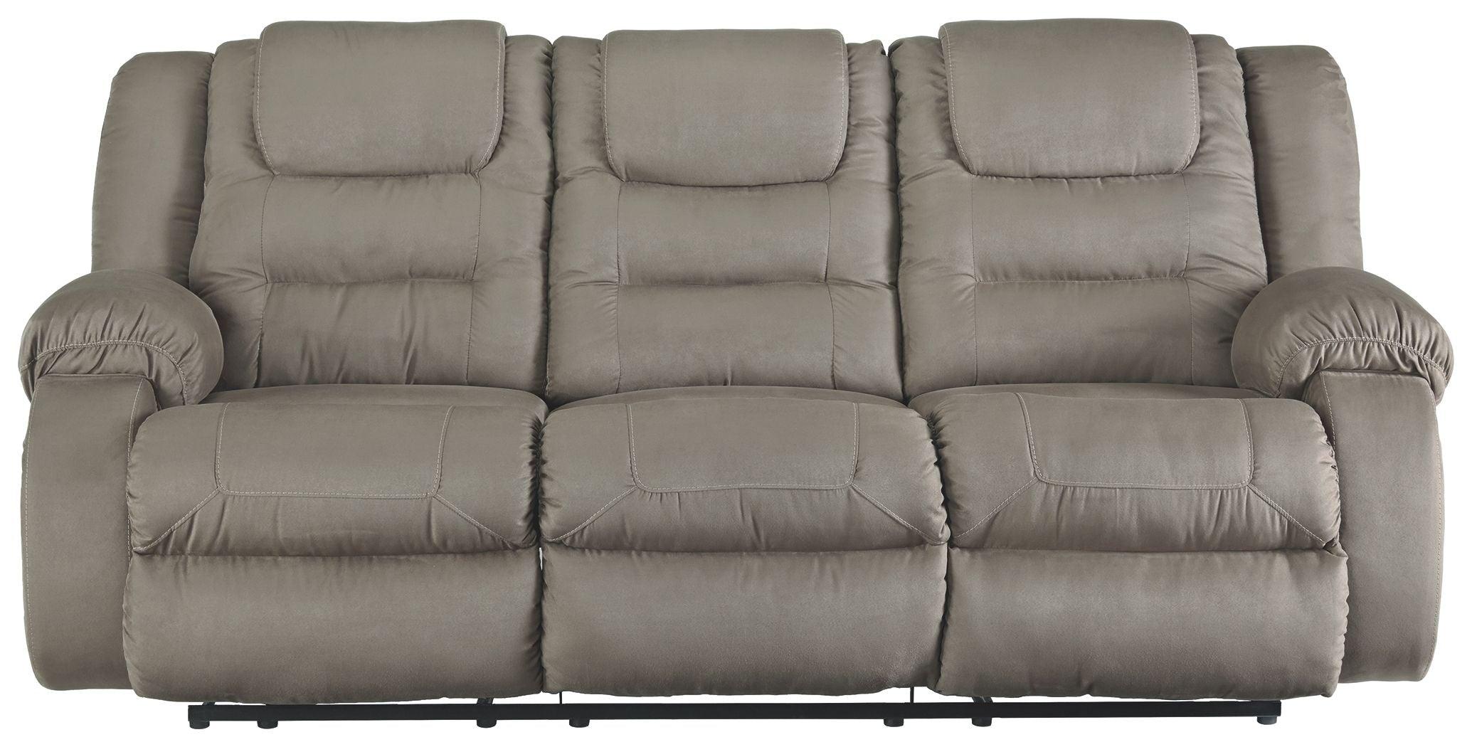 Ashley Furniture - Mccade - Cobblestone - Reclining Sofa - 5th Avenue Furniture