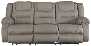 Ashley Furniture - Mccade - Cobblestone - Reclining Sofa - 5th Avenue Furniture