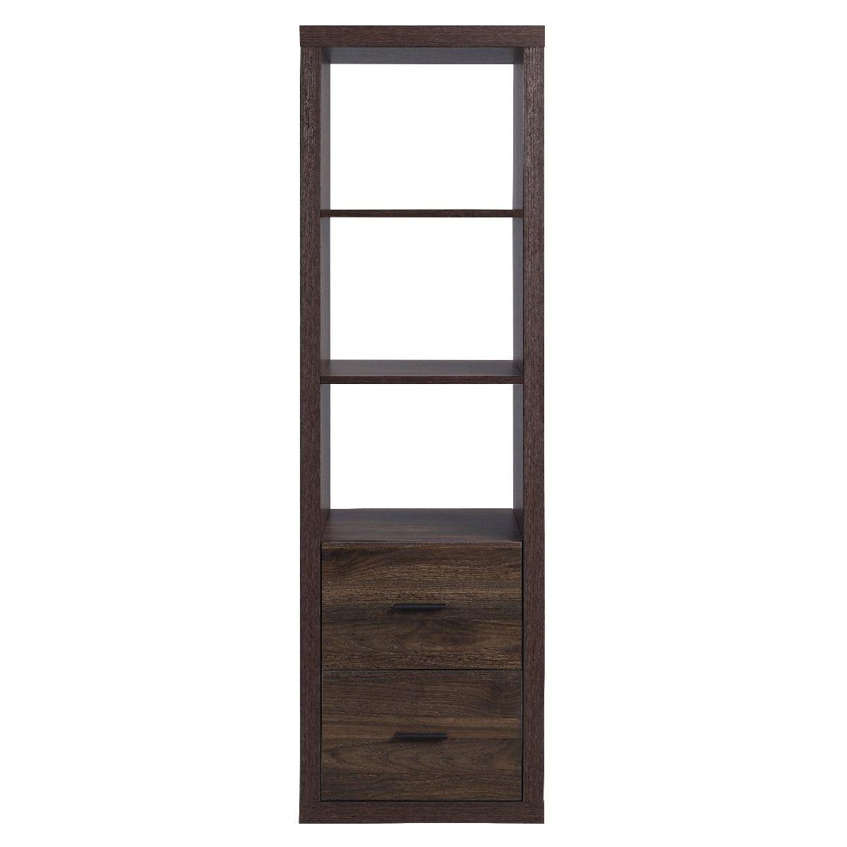 ACME - Harel - Side Pier - Walnut Finish - 5th Avenue Furniture