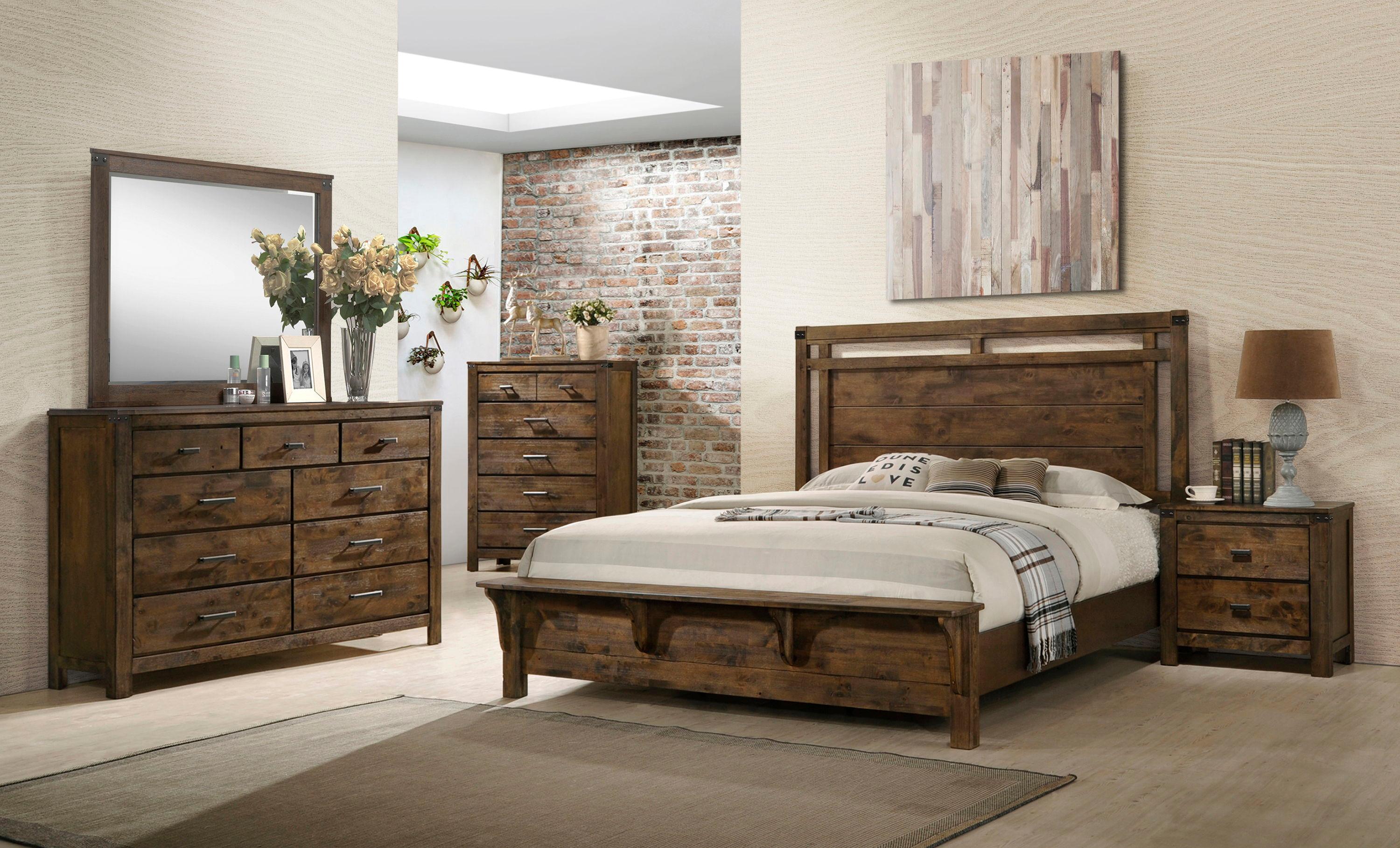 Crown Mark - Curtis - Panel Bed - 5th Avenue Furniture