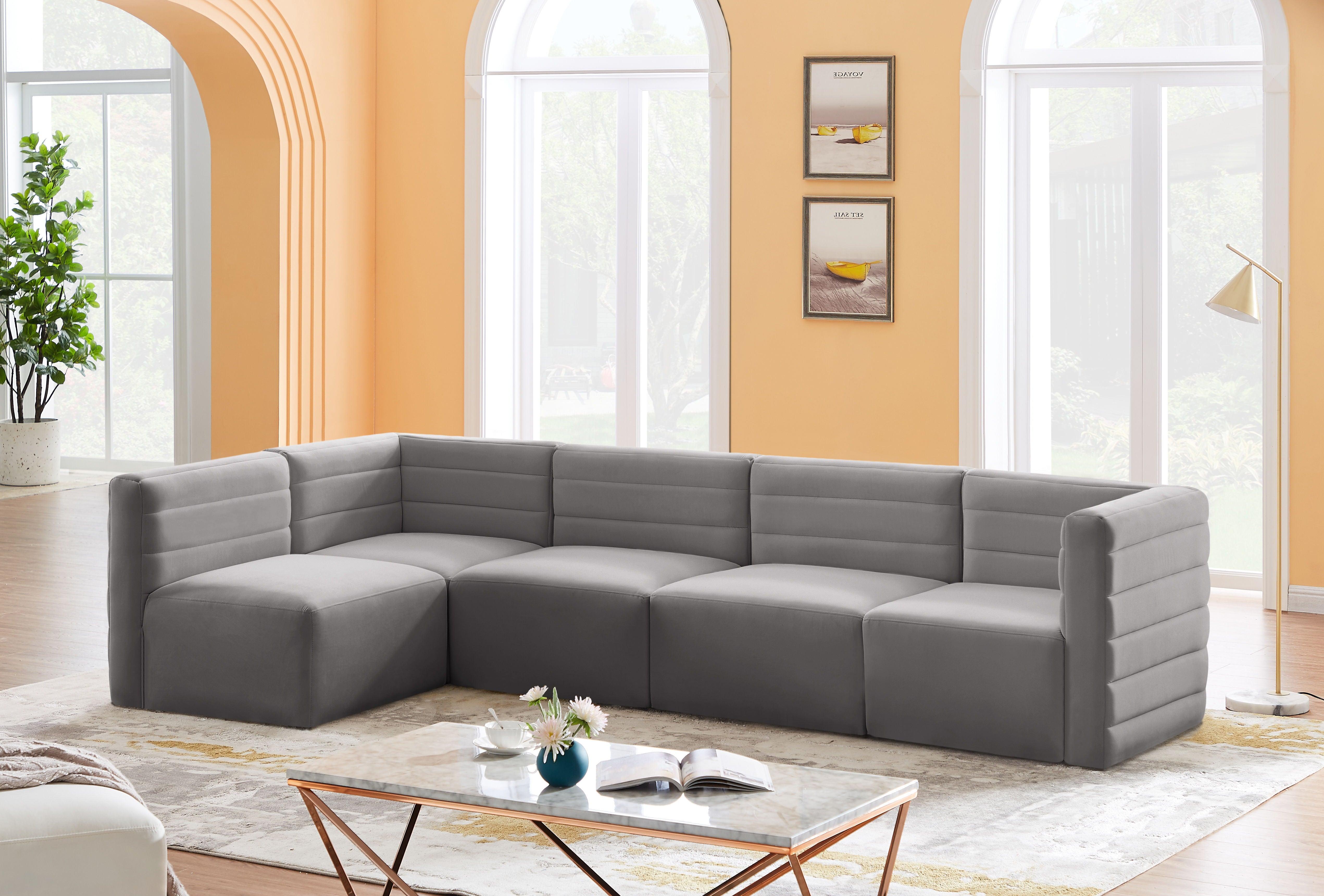 Meridian Furniture - Quincy - Modular Sectional - 5th Avenue Furniture