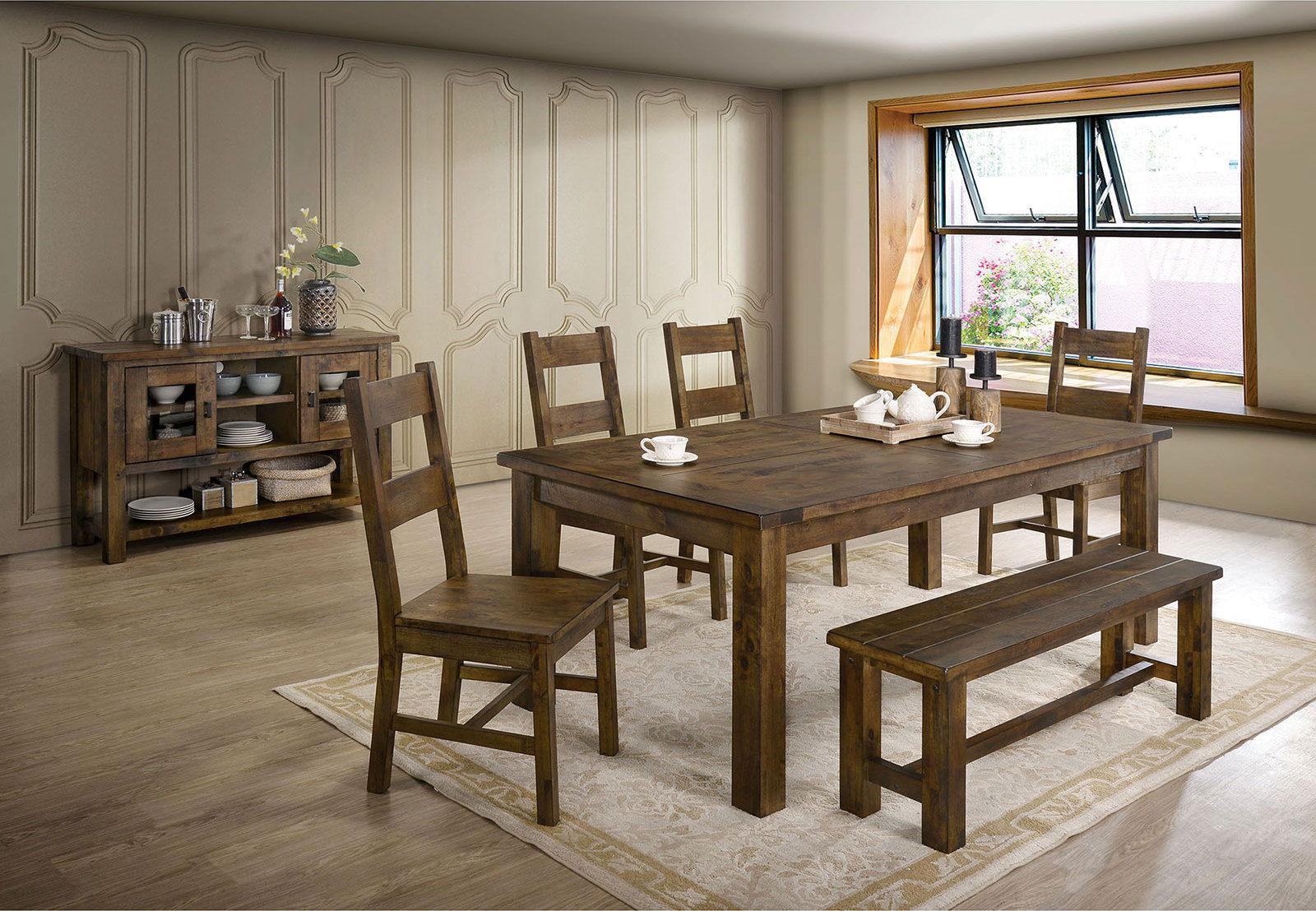 Furniture of America - Kristen - Server - Rustic Oak - 5th Avenue Furniture