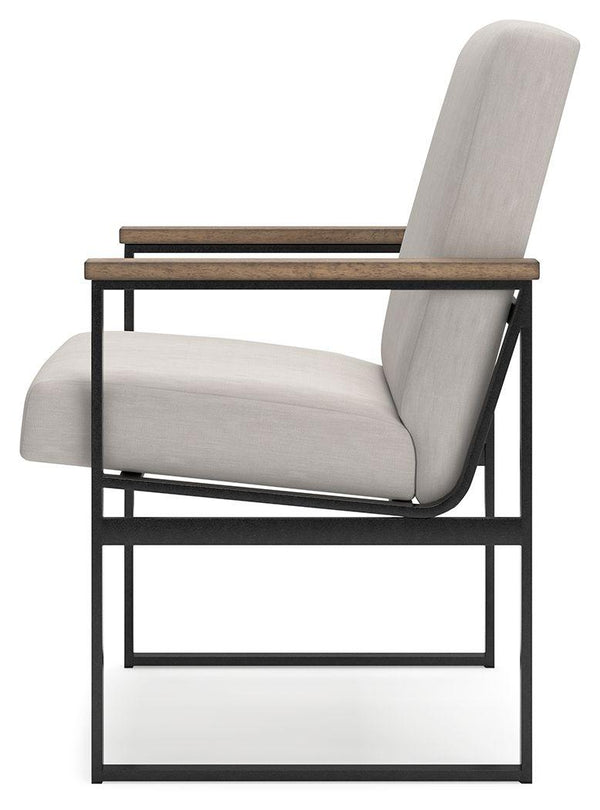 Signature Design by Ashley® - Montia - Light Brown - Home Office Desk Chair - 5th Avenue Furniture