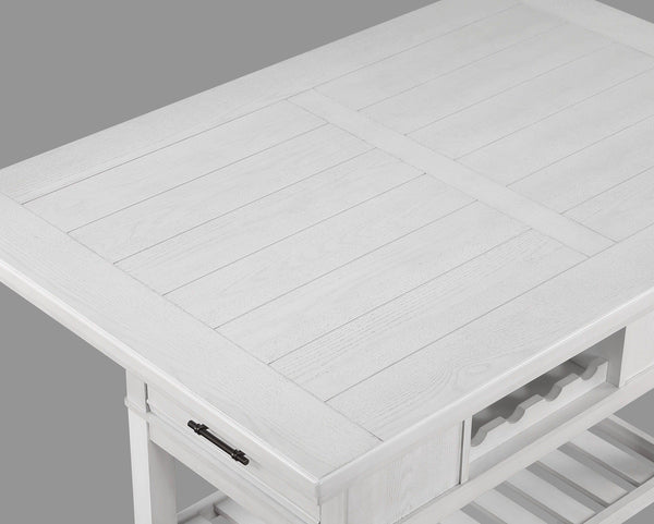 Crown Mark - Wendy - Counter Height Table - White - 5th Avenue Furniture