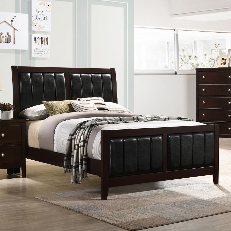 CoasterEveryday - Carlton - Upholstered Panel Bed - 5th Avenue Furniture