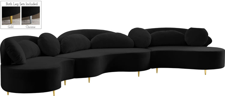 Meridian Furniture - Vivacious - Sectional - 5th Avenue Furniture