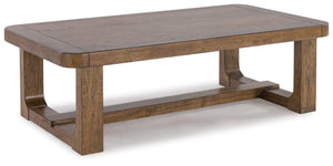 Signature Design by Ashley® - Cabalynn - Light Brown - Rectangular Cocktail Table - 5th Avenue Furniture