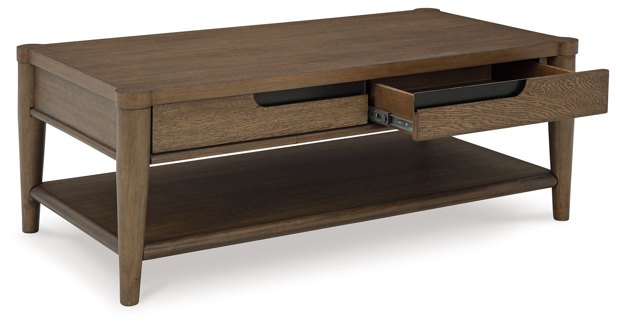 Roanhowe - Brown - Rectangular Cocktail Table - 5th Avenue Furniture