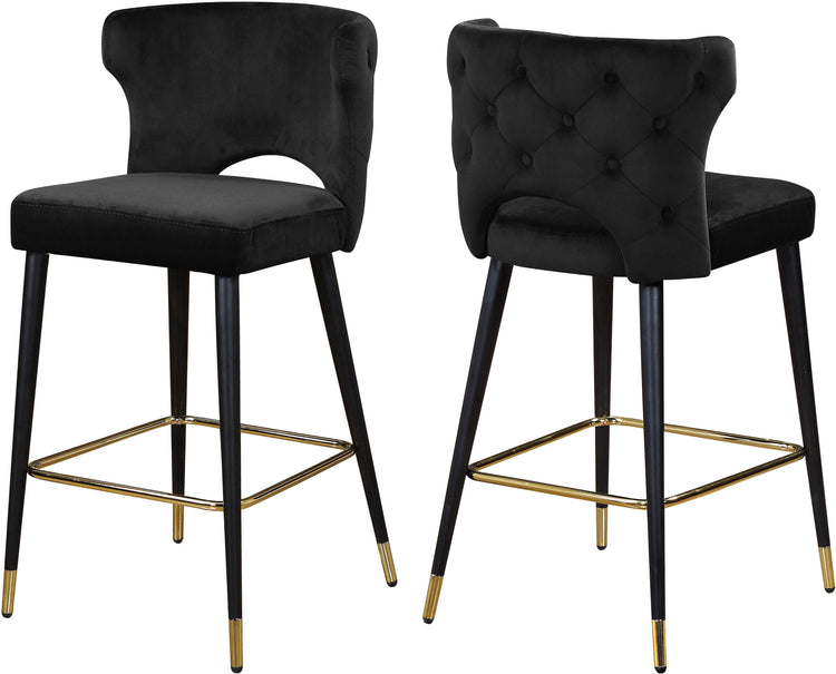 Meridian Furniture - Kelly - Stool (Set of 2) - 5th Avenue Furniture