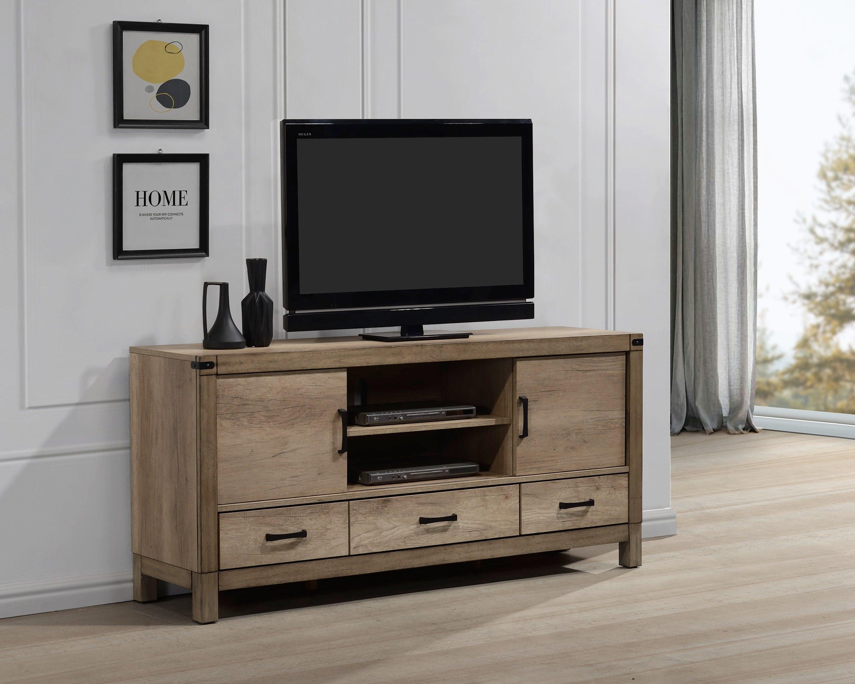 Crown Mark - Matteo - Tv Stand - Brown - 5th Avenue Furniture