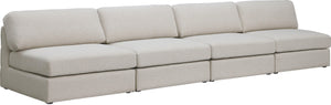 Meridian Furniture - Beckham - Modular 4 Seats Armless Sofa - 5th Avenue Furniture