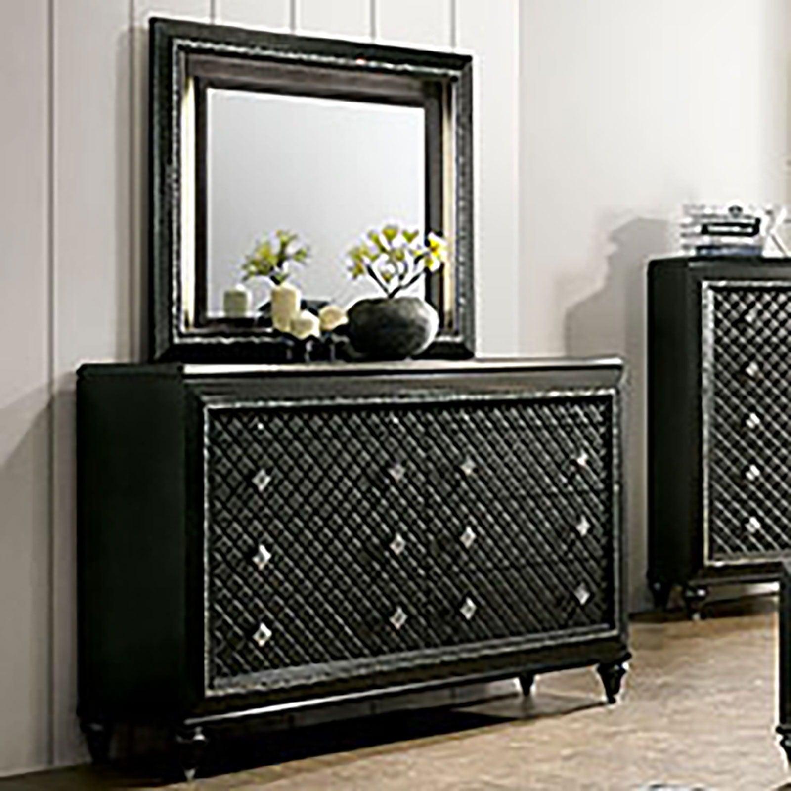 Furniture of America - Demetria - Dresser - Metallic Gray - 5th Avenue Furniture