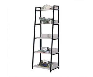 ACME - Wendral - Bookshelf - Natural & Black - 67" - 5th Avenue Furniture