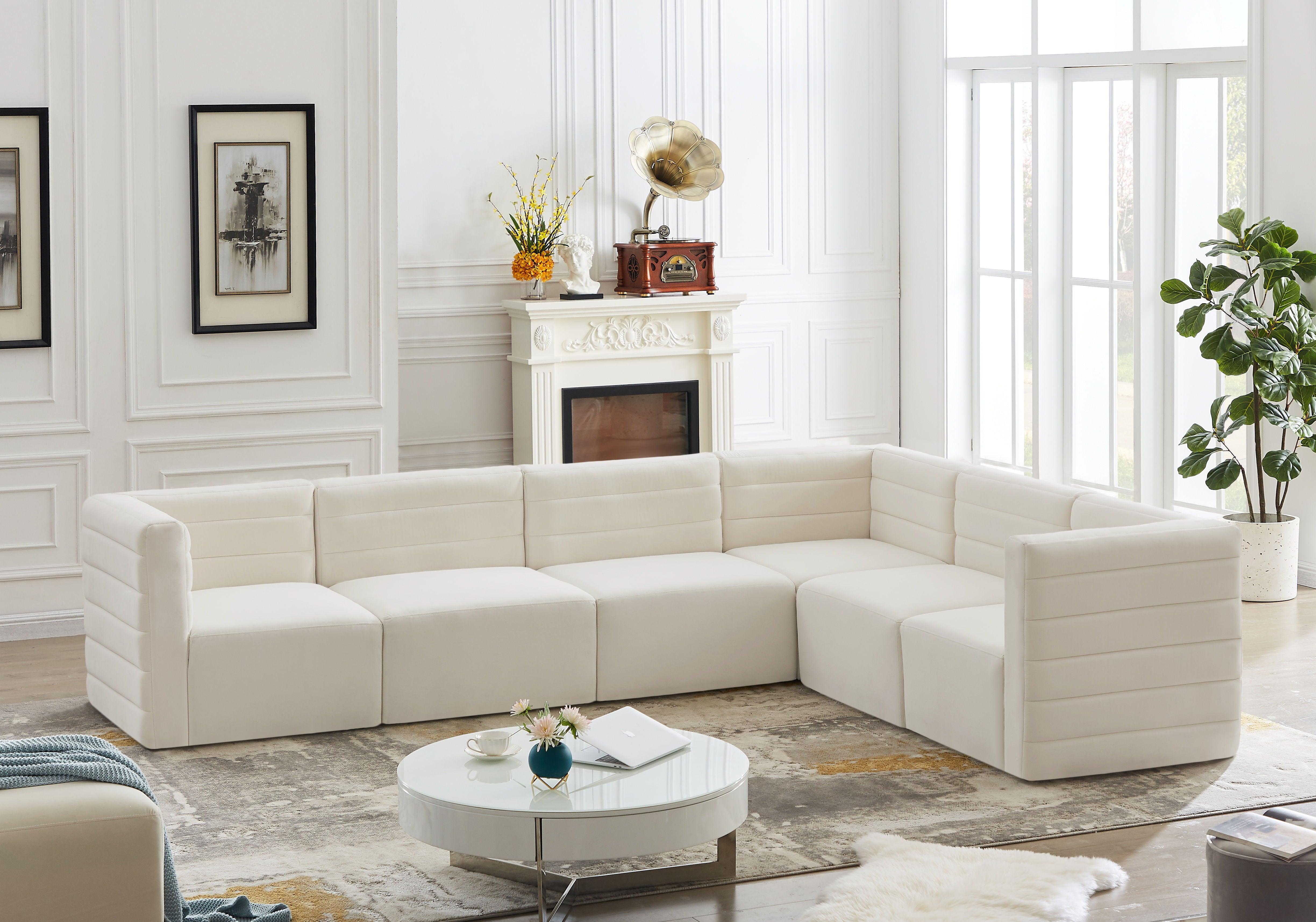 Meridian Furniture - Quincy - Modular Sectional - 5th Avenue Furniture