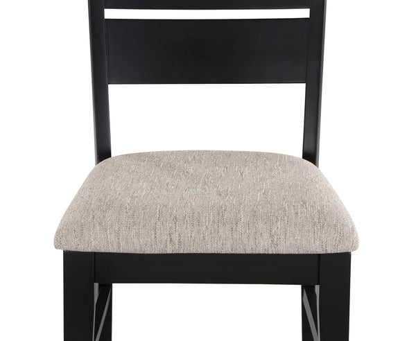 Crown Mark - Mathis - Counter Height Chair (Set of 2) - Black - 5th Avenue Furniture