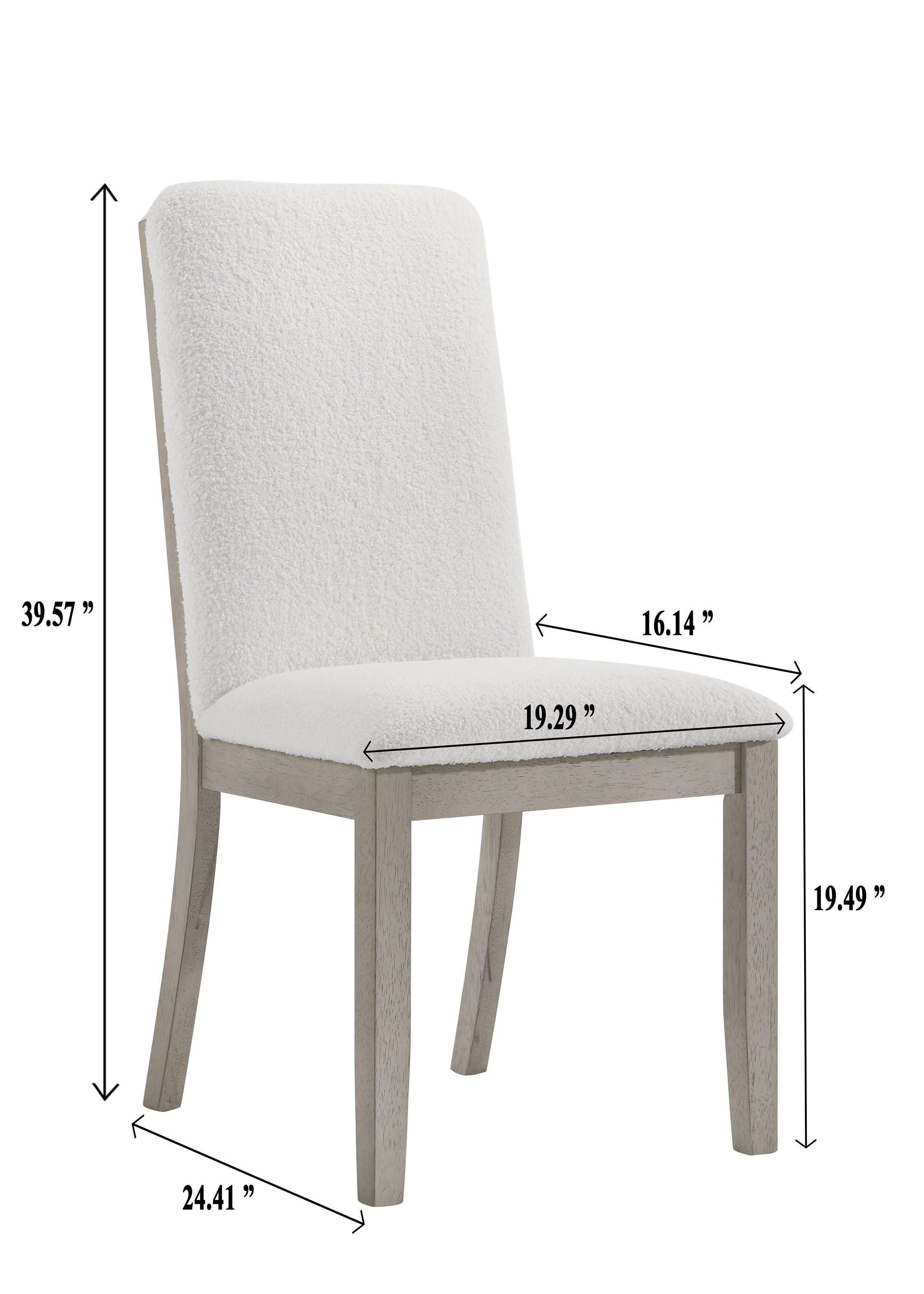 Crown Mark - Torrie - Side Chair (Set of 2) - Pearl Silver - 5th Avenue Furniture