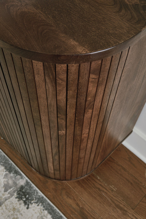 Amickly - Dark Brown - Accent Cabinet - 5th Avenue Furniture