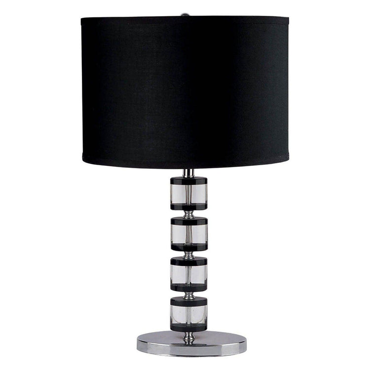 Furniture of America - Zoe - Table Lamp - Black - Glass - 5th Avenue Furniture