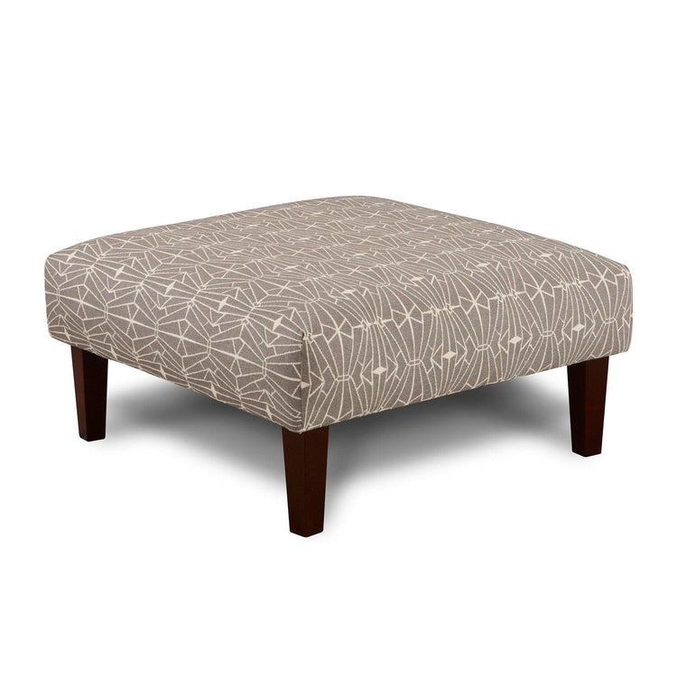 Furniture of America - Parker - Ottoman - Gray / Pattern - 5th Avenue Furniture