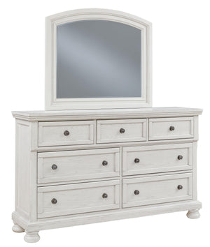 Ashley® - Robbinsdale - Antique White - Dresser, Mirror - 5th Avenue Furniture