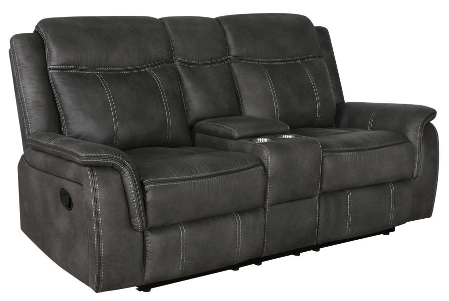 Lawrence - Upholstered Tufted Back Motion Loveseat