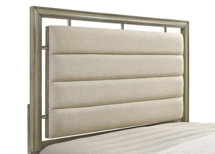 Coaster Fine Furniture - Giselle - Panel Bed With Upholstered Headboard - 5th Avenue Furniture