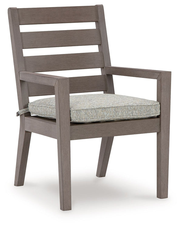 Hillside Barn - Gray / Brown - Arm Chair With Cushion (Set of 2) - 5th Avenue Furniture