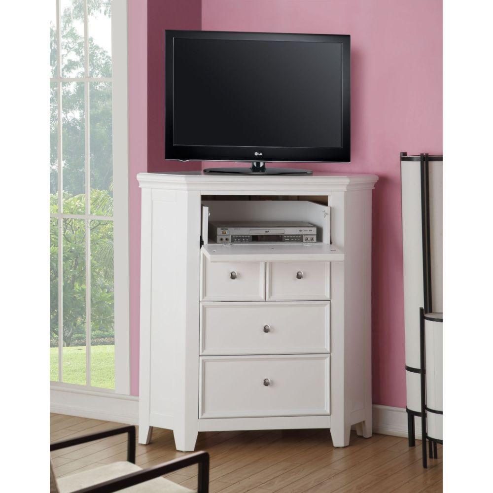 ACME - Lacey - TV Stand - White - 5th Avenue Furniture