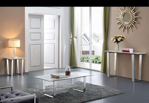 Meridian Furniture - Carlton - End Table - Pearl Silver - 5th Avenue Furniture