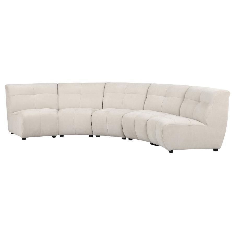 Coaster Fine Furniture - Charlotte - Upholstered Curved Modular Sectional Sofa - 5th Avenue Furniture