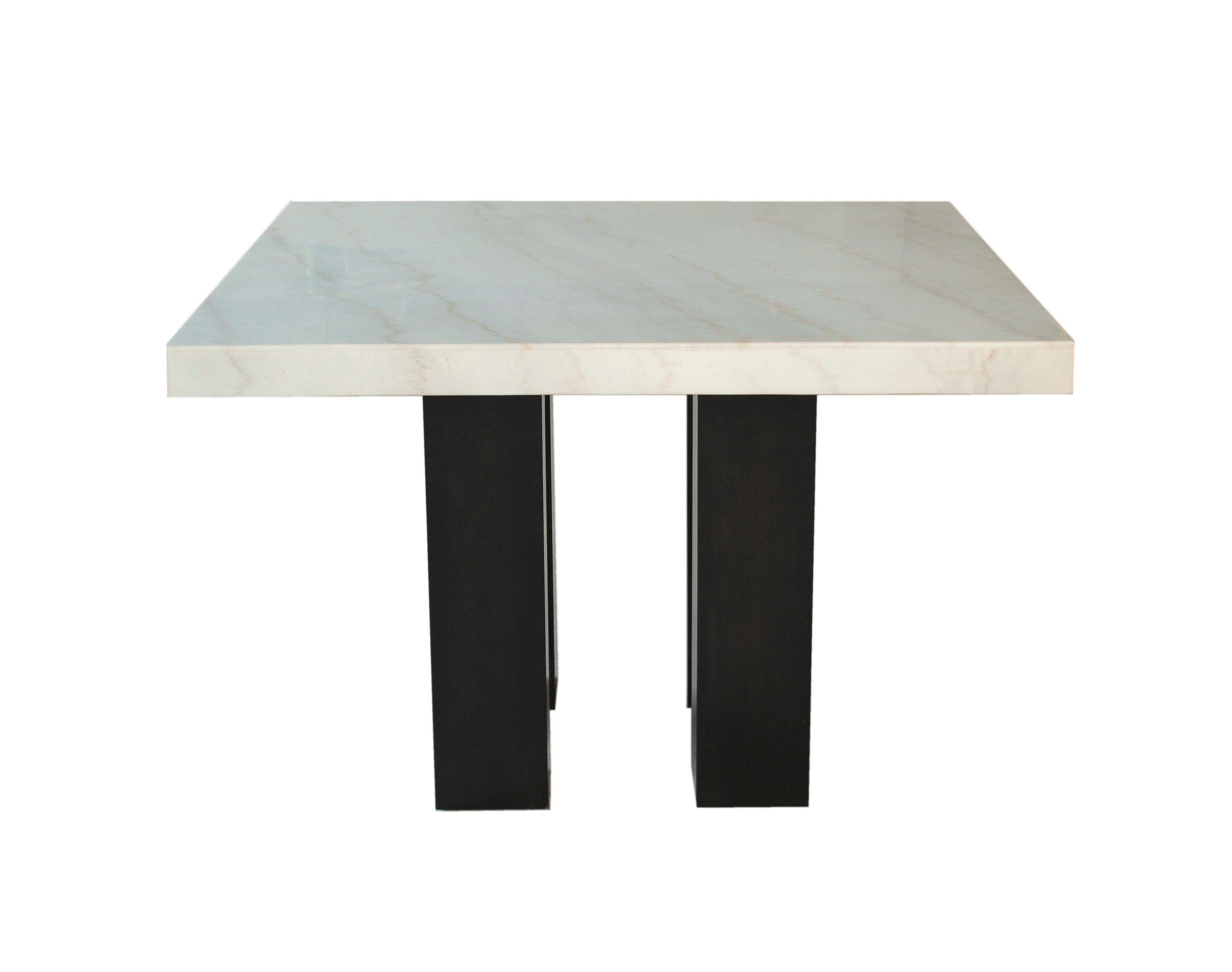 Steve Silver Furniture - Camila - Square Counter Height - White - 5th Avenue Furniture