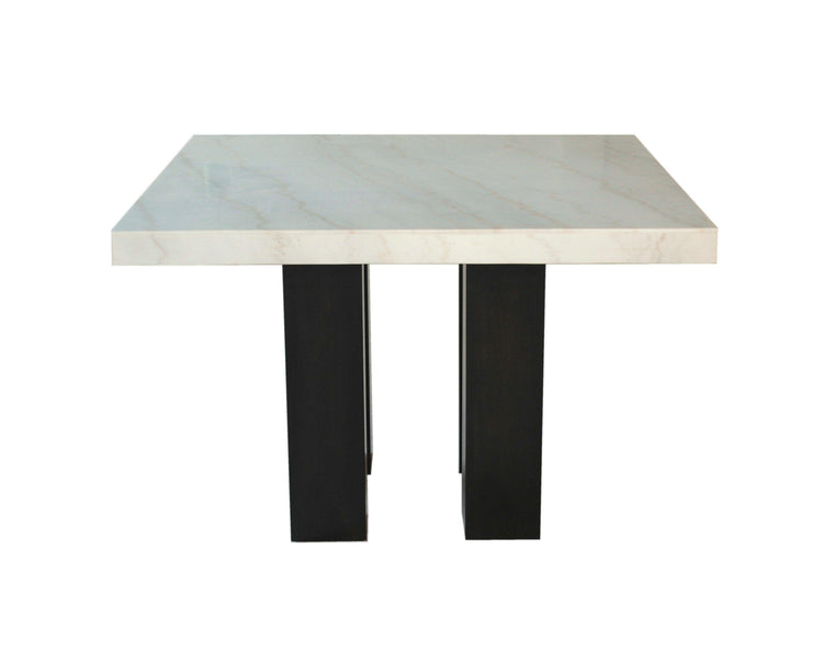 Steve Silver Furniture - Camila - Square Counter Height - White - 5th Avenue Furniture