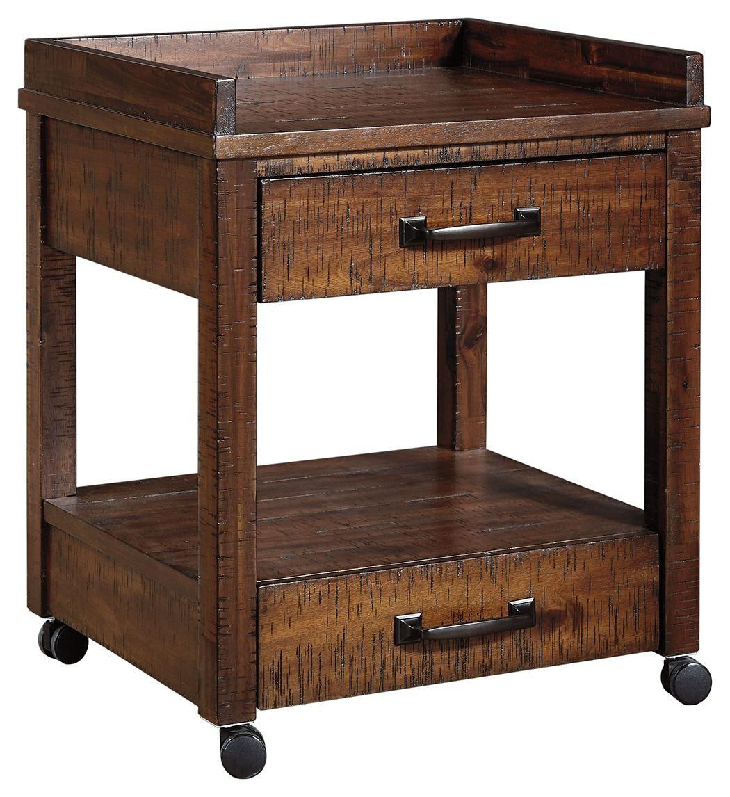 Ashley Furniture - Baldridge - Rustic Brown - Printer Stand - 5th Avenue Furniture