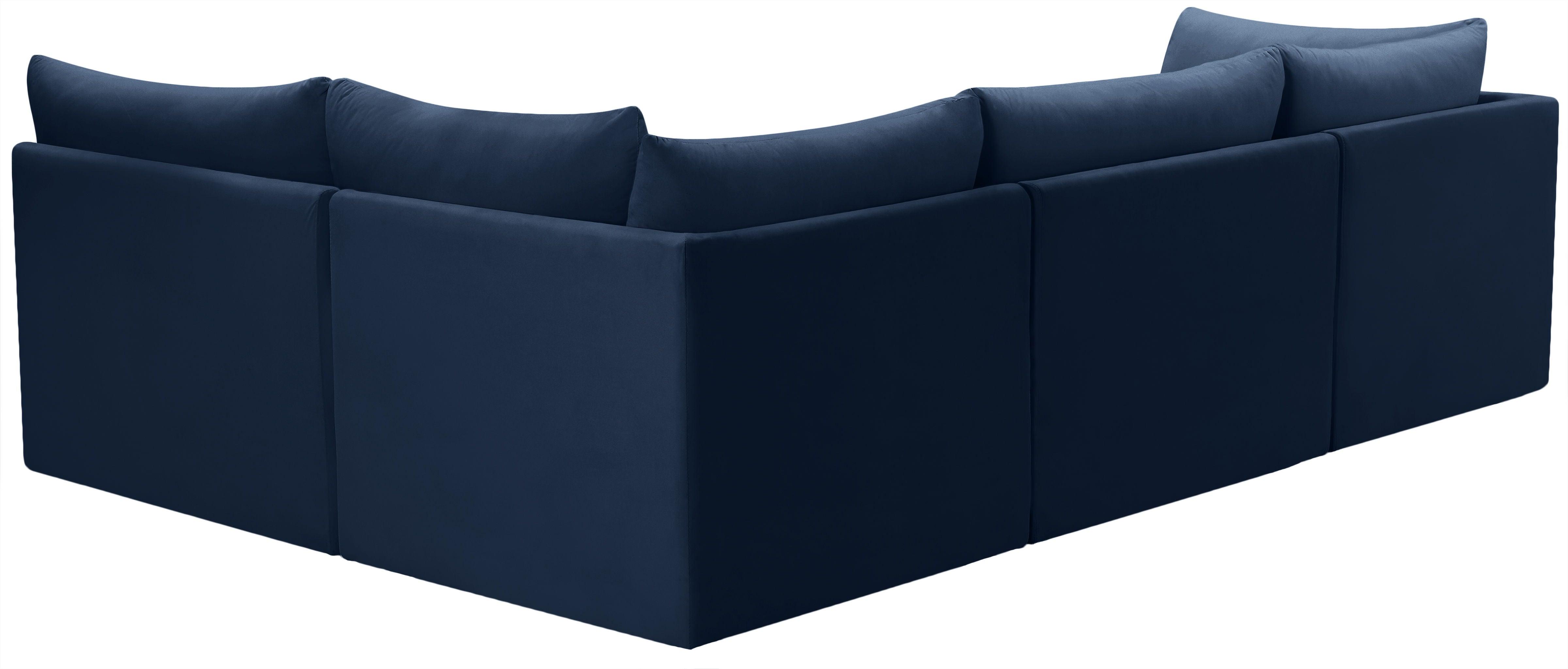 Meridian Furniture - Jacob - 4 Pc. Modular Sectional - 5th Avenue Furniture